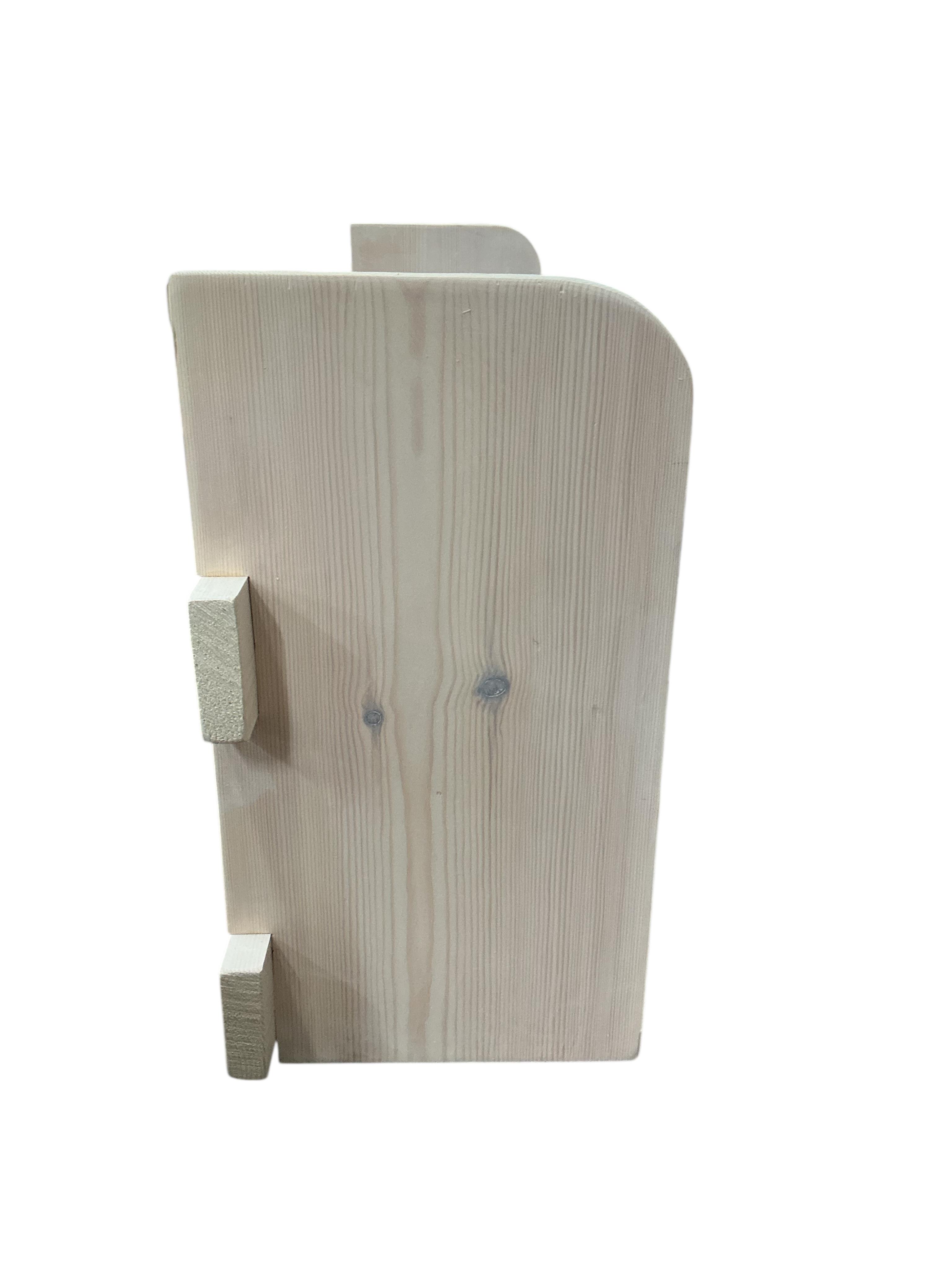 An industrial style painted wood and tubular copper shoe rack, width 93cm, depth 26cm, height 41cm